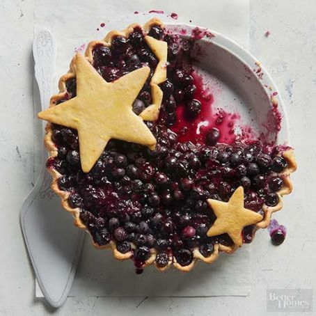 Blueberry-Chocolate Pie