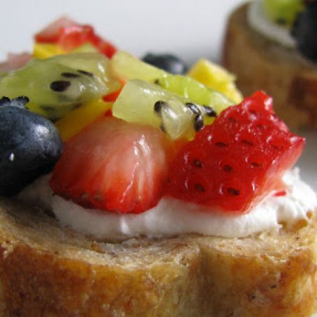Fresh Fruit Bruschetta