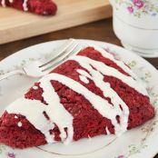 Decadent Red Velvet Scones