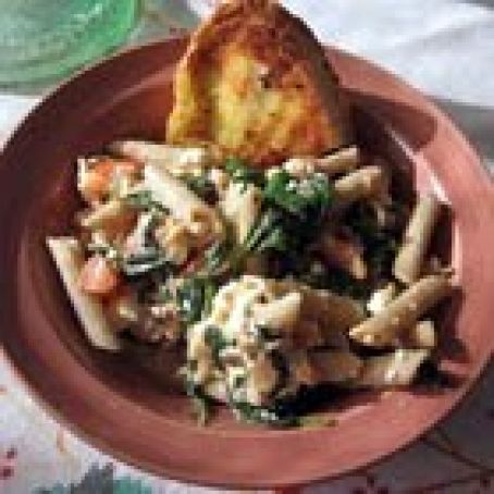 Spinach & Feta Pasta Salad