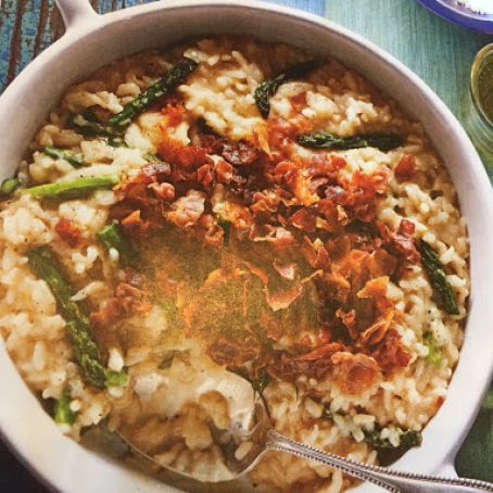 Asparagus and Prosciutto Risotto