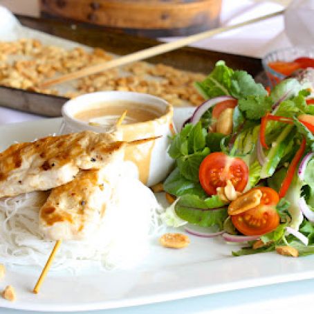 Satay Sauce & Thai Salad