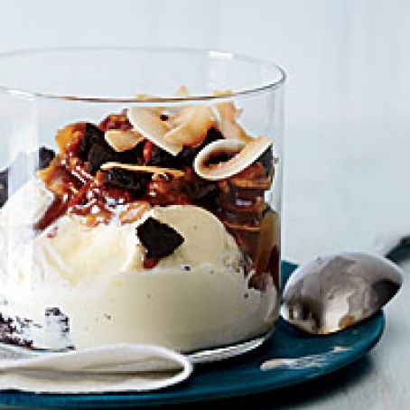 German Chocolate Cake Sundae