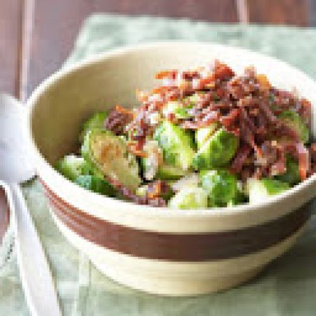 Brussels Sprouts with Frizzled Prosciutto