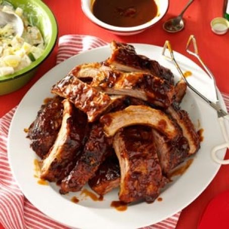 Honey chipotle ribs