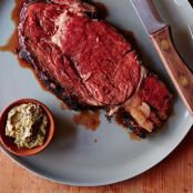 Lynne Curry's Prime Rib with Mustard and Herb Butter