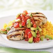 Cilantro-Lime Chicken with Avocado Salsa