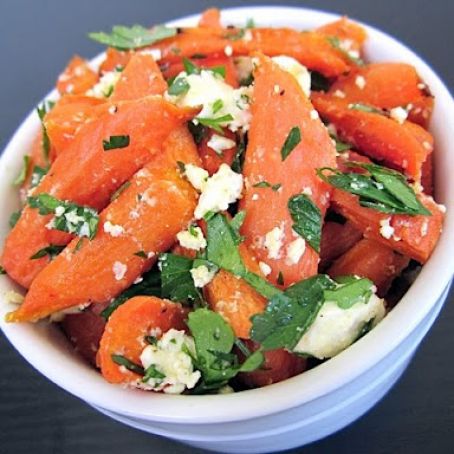 Carrot - feta salad
