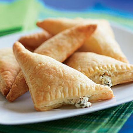 GOAT CHEESE,  LEMON & CHIVE TURNOVERS