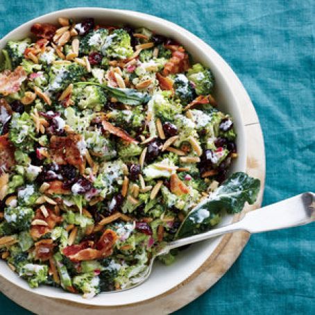 Cranberry-Almond Broccoli Salad