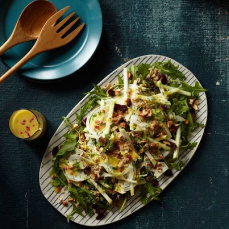 Autumn Salad With Lemon-Chili Vinaigrette