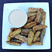 Baked Zucchini Fries with Bloomin’ Onion Dipping Sauce (Grain Free) | Primally Inspired