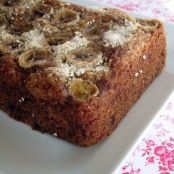Banana, chocolate and oatmeal tea bread