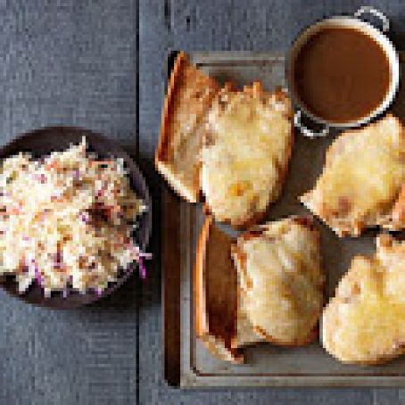 Turkey French Dip with Slaw