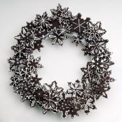 Cookie Snowflake Wreath