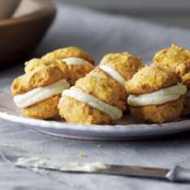 Pumpkin and Cream Cheese Sandwich Cookies