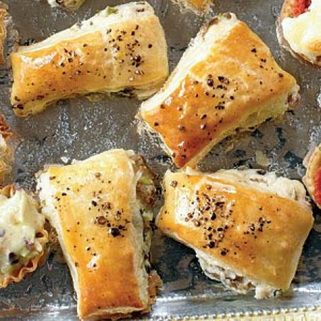 Mushroom Puffs, (Puff Pastry)