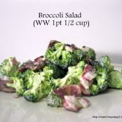 Sides, Salads: Broccoli Salad (WW 1pt -1/2 Cup)