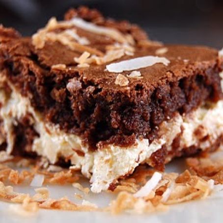Coconut Cream Cheese Brownies