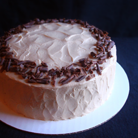 Kahlua Cake with White Russian Frosting! Chocolate