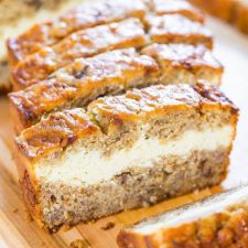Cream Cheese-Filled Banana Bread