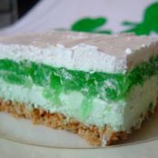 Layered Jello Green