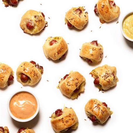 Reuben Pigs in Blankets