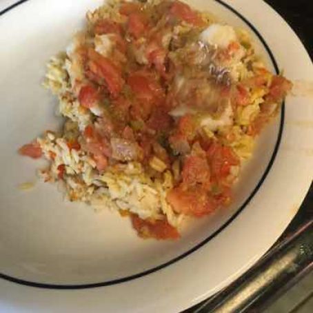 BAKED ROCKFISH VERACRUZ