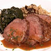 Pan Roasted Filet Mignon with Rum-Red Chile Sauce