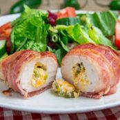 Bacon Wrapped Jalapeno Stuffed Chicken