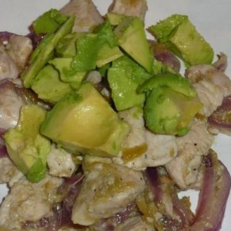 Green Chili and Avocado Chicken