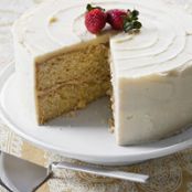 Yellow Layer Cake with Vanilla Frosting