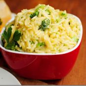 Cheesy Broccoli Orzo