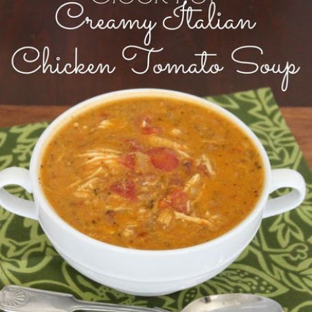 Creamy Italian Chicken Tomato Soup