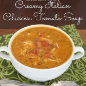 Creamy Italian Chicken Tomato Soup