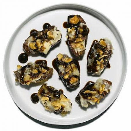 BLACK SUGAR GLAZED DATES w/PECORINO