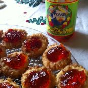 Cheddar-Jelly Thumbprints