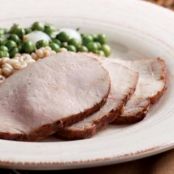Apricot-Espresso Glazed Roast Pork Loin