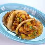 Shrimp Tacos with Pineapple Salsa by Erica ban