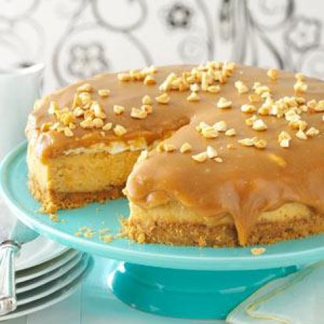 Sweet & Salty Peanut Butter Cheesecake