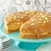 Sweet & Salty Peanut Butter Cheesecake
