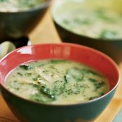 Lemon Chicken Soup with Spinach & Dill