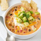 Creamy Chicken Tortilla Soup