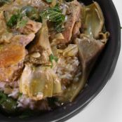 Chicken and Artichoke Tagine