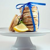 Rosemary Lemon Sandwich Cookies
