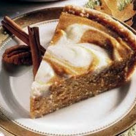 Pumpkin-Cream Cheese Pie