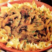 Beef Stroganoff