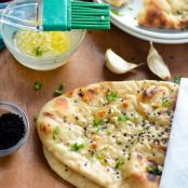 Homemade Restaurant-Style Indian Garlic Naan