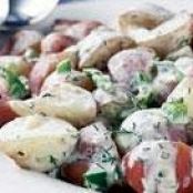 New Potatoes in Dill  Cream Sauce