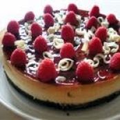 White Chocolate Raspberry Cheesecake